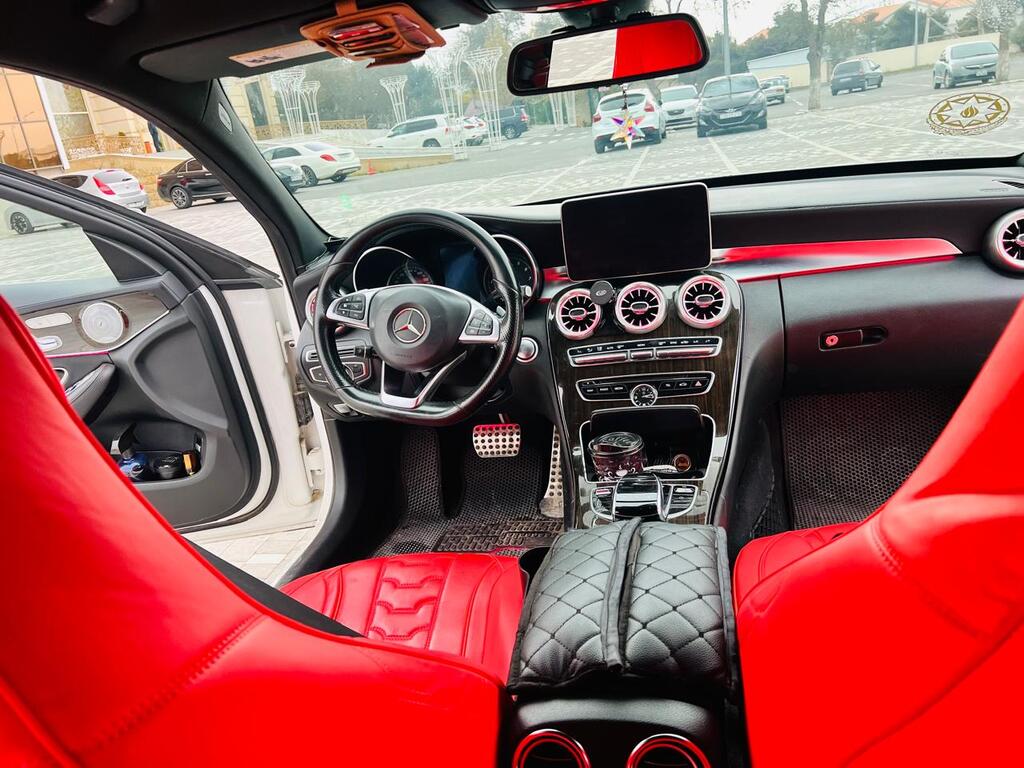 Mercedes C 300, 2.0 L, 2015 il, 222 500 km — Avtomobillər, Bakı (3)