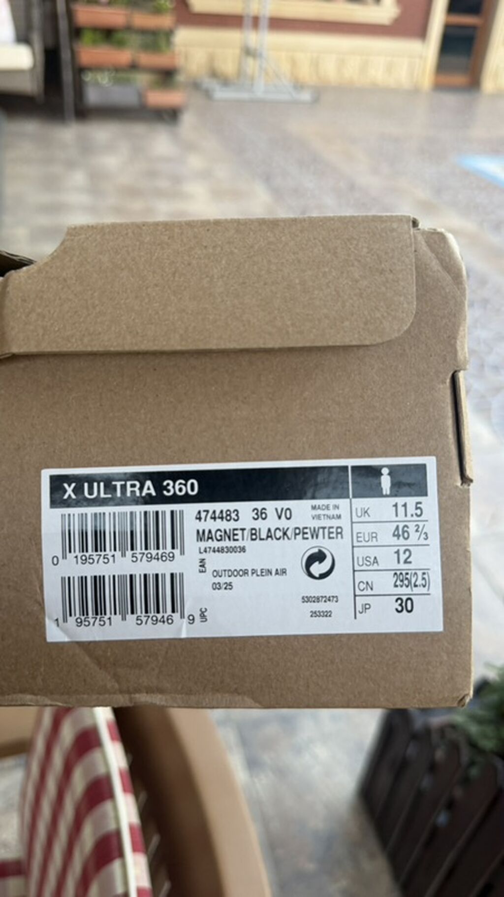 Salomon X Ultra 360 trekkinq/dağ yürüşü krossovkası - Rəng: tünd — Şəxsi əşyalar, Bakı (10)