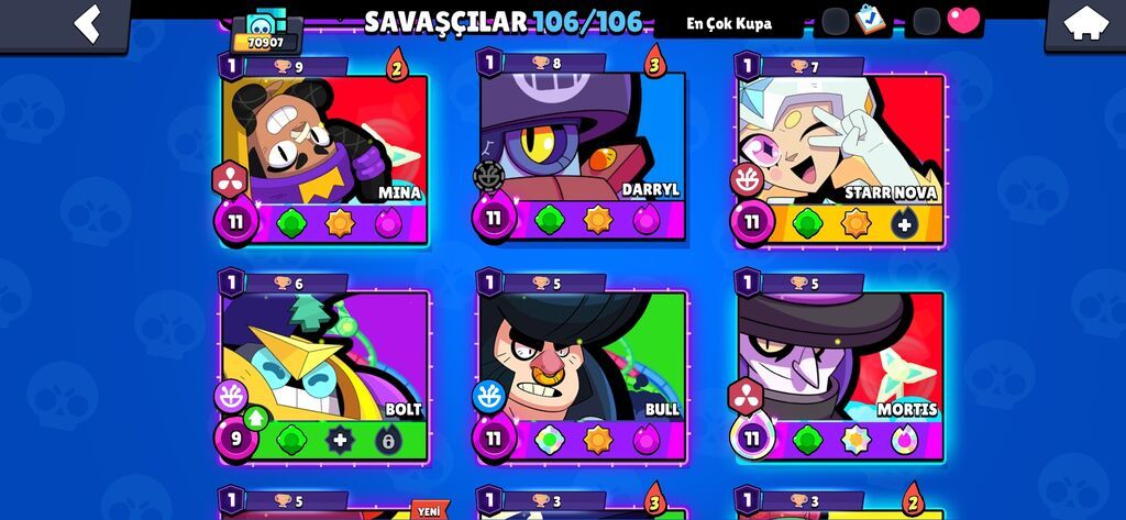 (real aliciya endirim )Brawl Stars hesabı – tam paket, yüksək — Hazır biznes, Bakı (6)