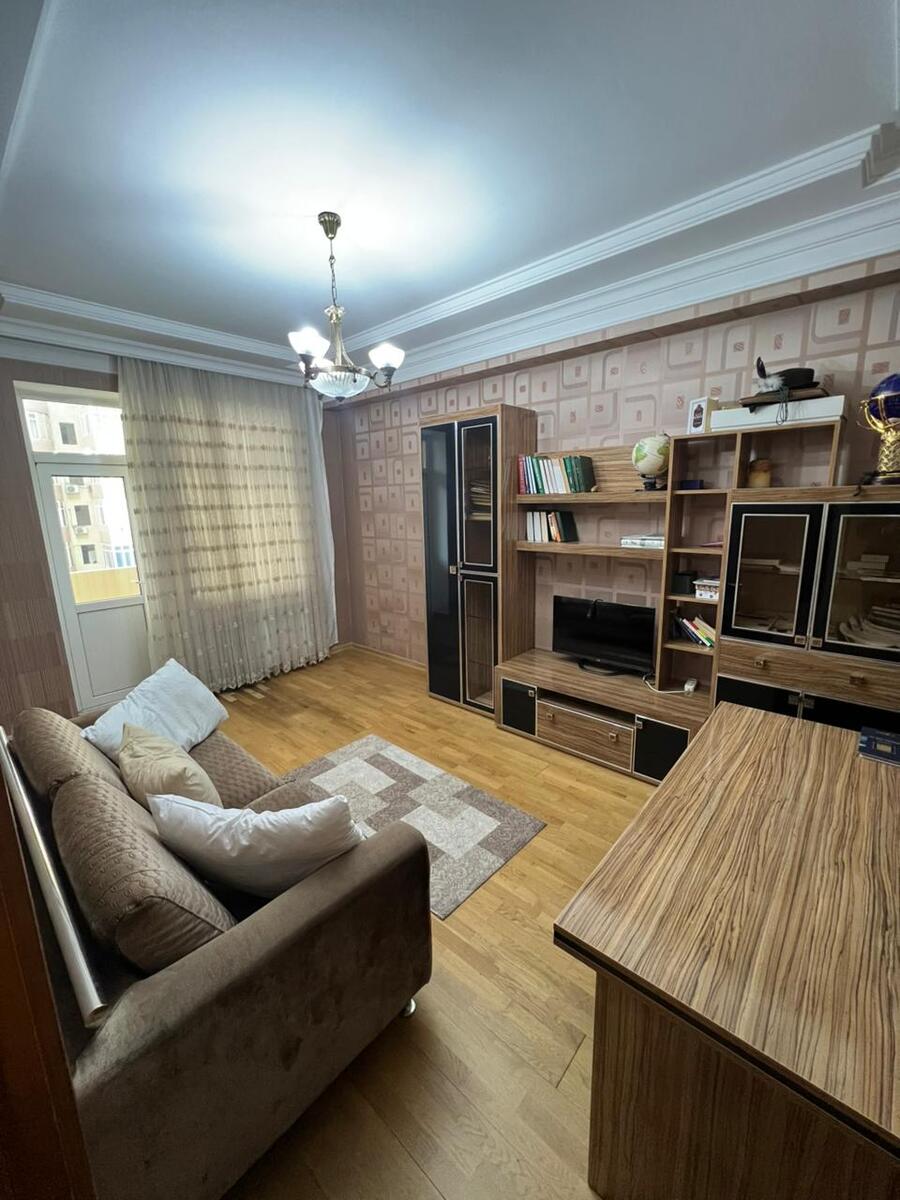 2-otaqlı yeni tikili, İnşaatçılar m., 90 m² — Mənzil, Bakı (8)