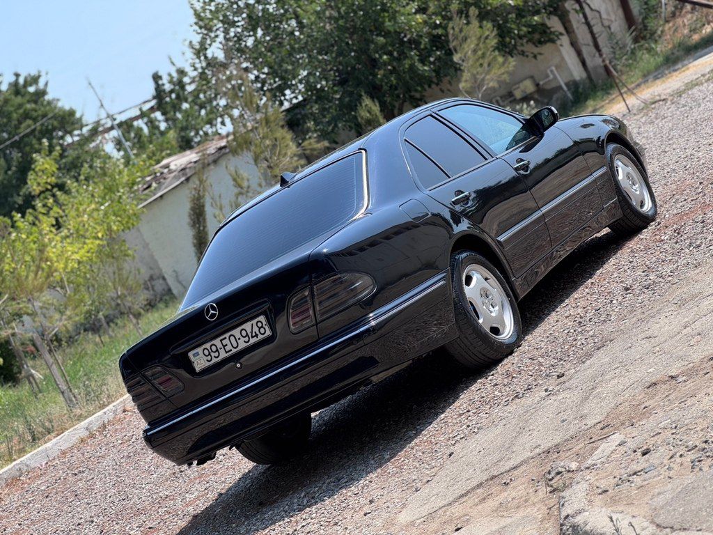 Mercedes E 200, 2.2 L, 2001 il, 426 352 km — Avtomobillər, Sumqayıt (8)