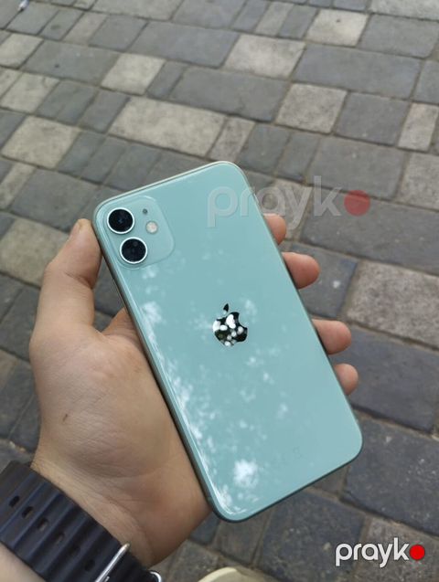 IPhone 11, 128 GB, Yaşıl, Face ID