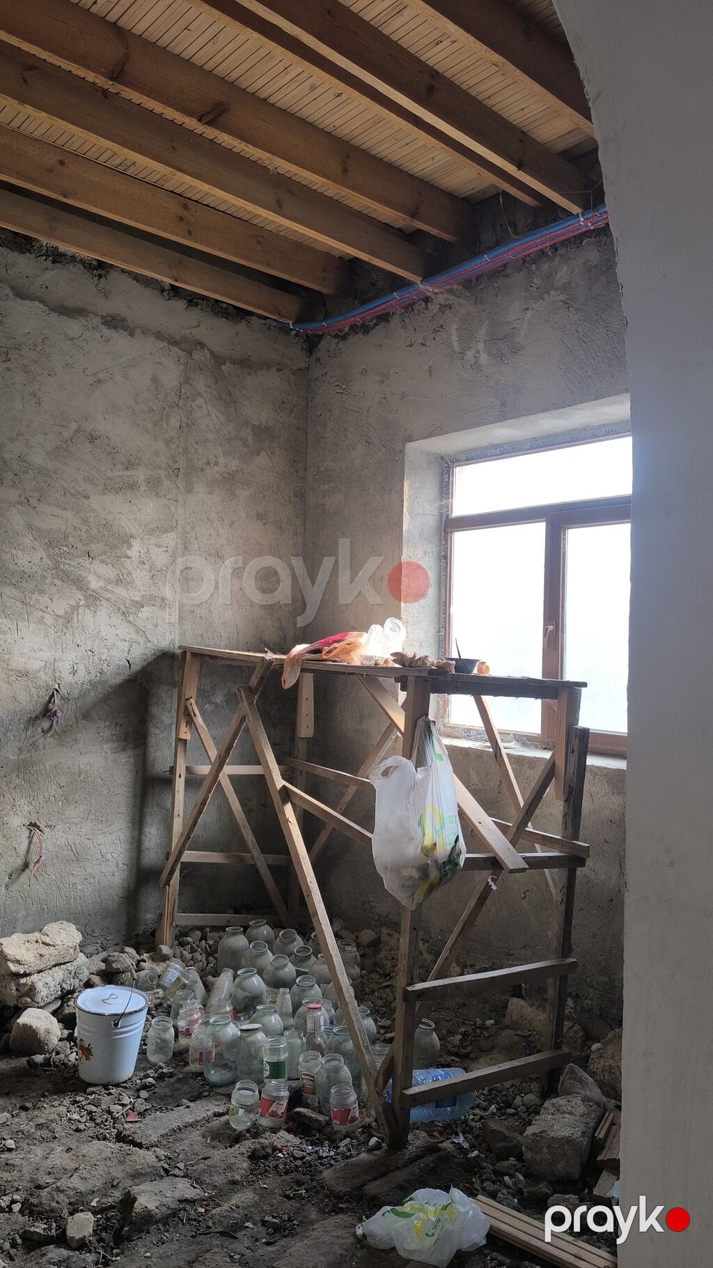 2 mərtəbəli həyət evi - Künc sahədə yerləşən, hündür hasarlı həyət və — Daşınmaz əmlak, Digah (6)