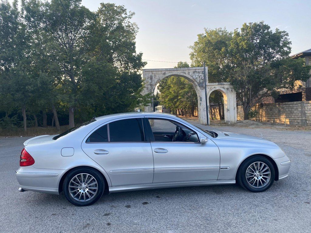 Mercedes E 240, 2.6 L, 2002 il, 393 467 km — Avtomobillər, Bakı (3)