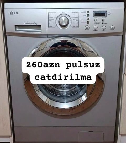 LG paltaryuyan maşın – ön yükləməli, Direct Drive 6 kq. - İdarəetmə — Bakı
