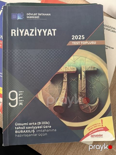 Məhsul: Riyaziyyat 2025 – Test Toplusu (DİM) Ünvan 28man metro — Bakı