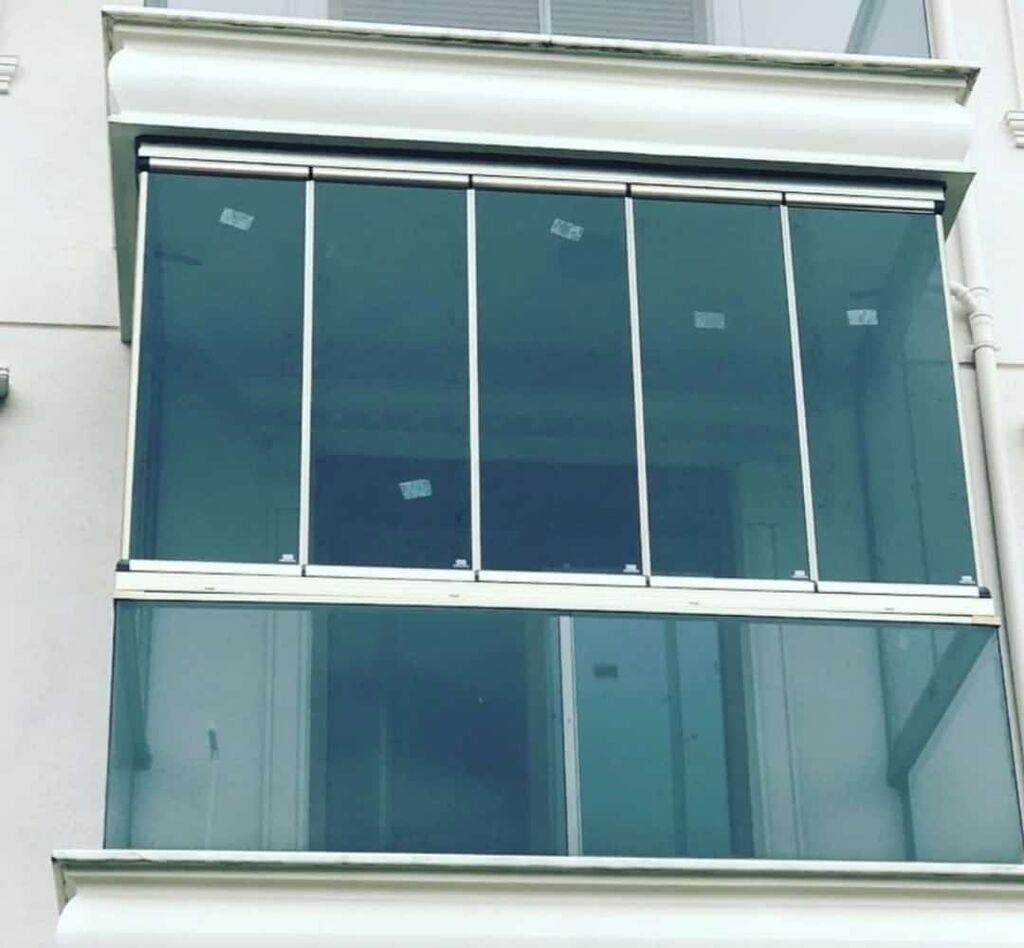 Şəffaf arakəsmə, Açılan — Mebel, Bakı (9)