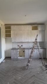 Sifarişlə mətbəx dəsti, Sadə petlələr, MDF — Mebel