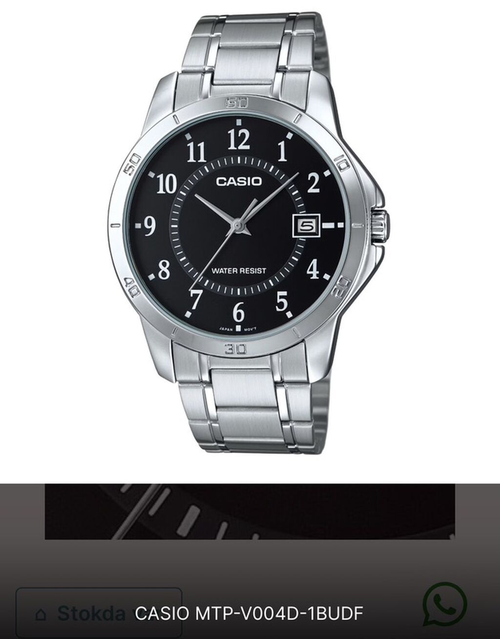 Casio MTP-V004D-1BUDF kişi qol saatı - Korpus və qolbaq: paslanmayan — Qol saatları, Şəki (2)