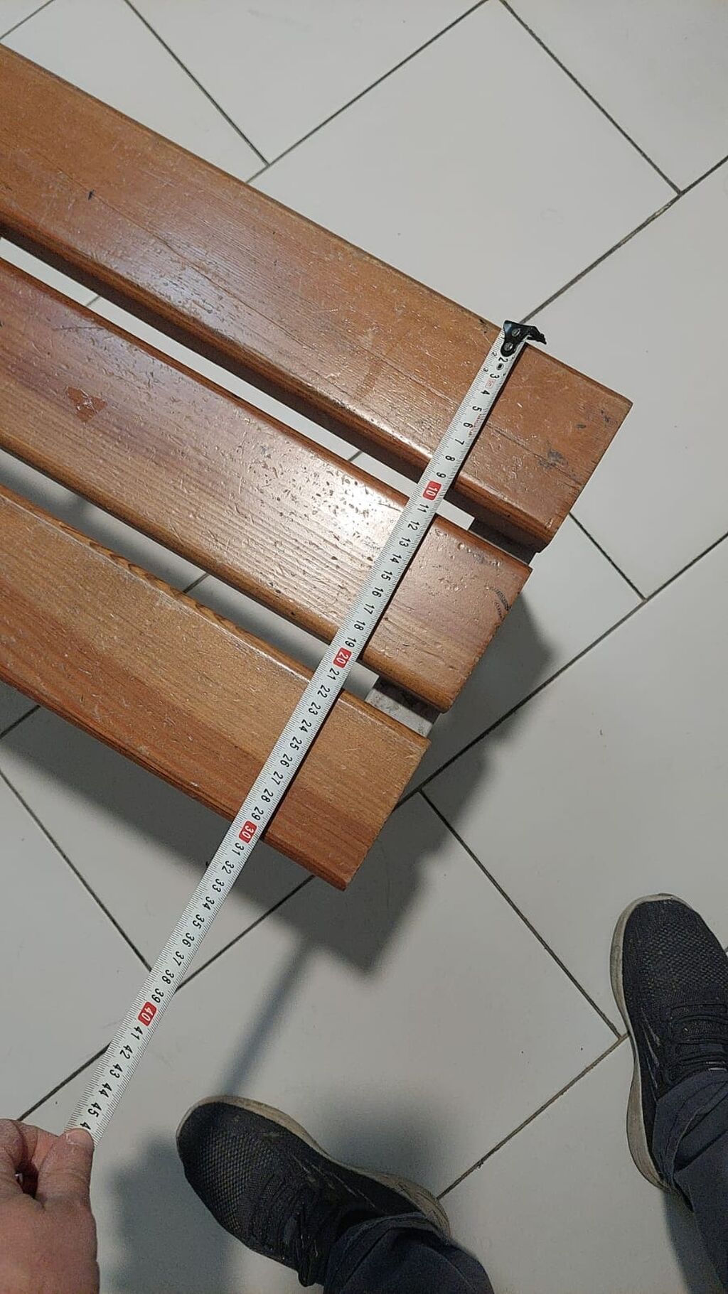 Metall karkaslı taxta oturacaq/skamya - Dizayn: loft üslubunda, düz — Mebel, Bakı (5)