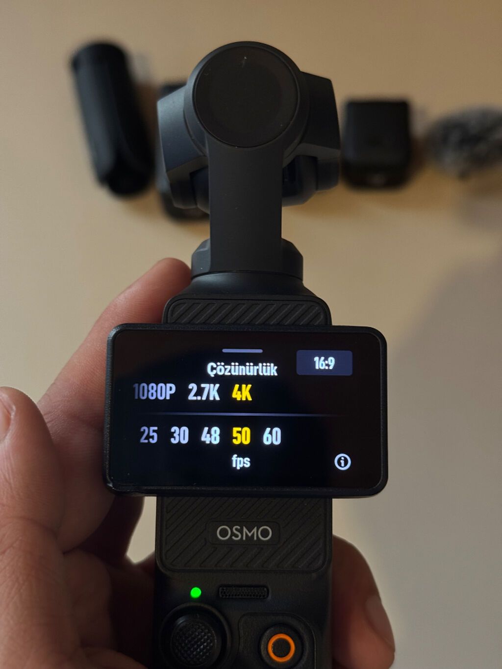 DJI Osmo Pocket 3 Creator Combo satılır. 4K 60FPS çəkiliş — Elektronika, Lənkəran (6)