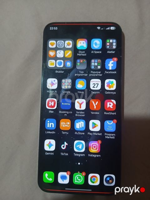 Honor X9d, 256 GB, rəng - Qara, Qırıq — Bakı