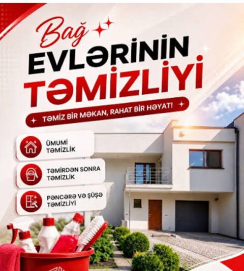 Təmizlik Evlər Ümumi təmizlik — Bakı