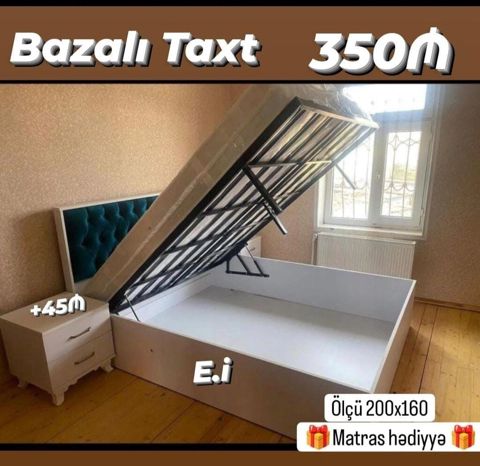 İkinəfərlik çarpayı, 2 tumba, Yeni — Mehdiabad