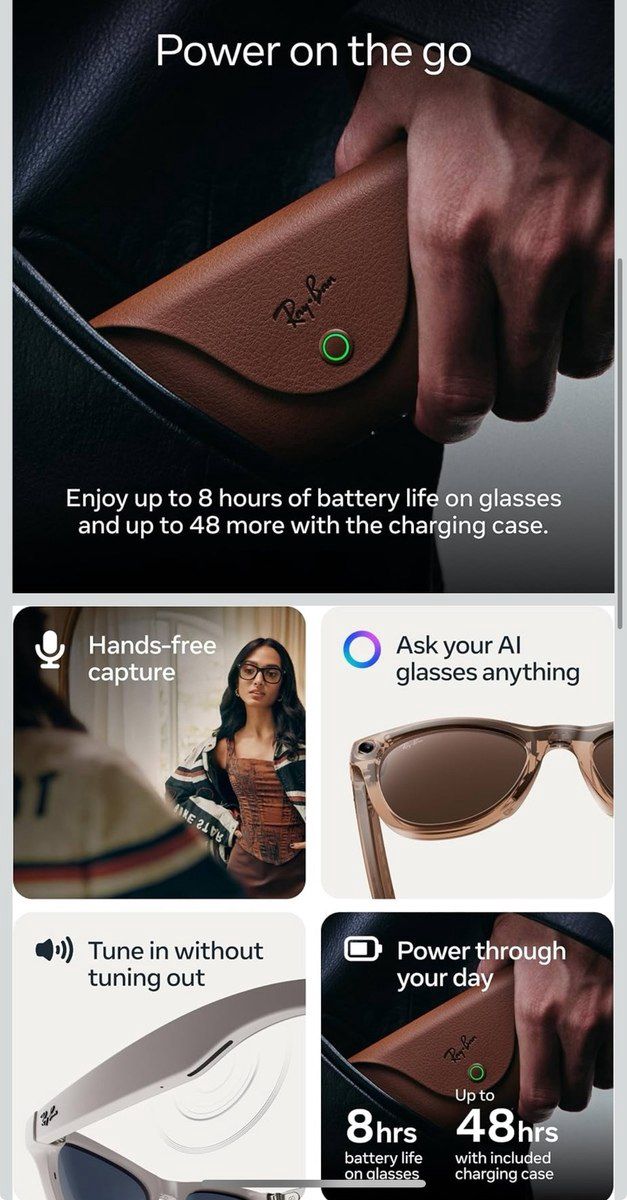 Meta Ray-Ban (Gen 2) Wayfarer Smart AI Glasses, Ma — Elektronika, Bakı (2)