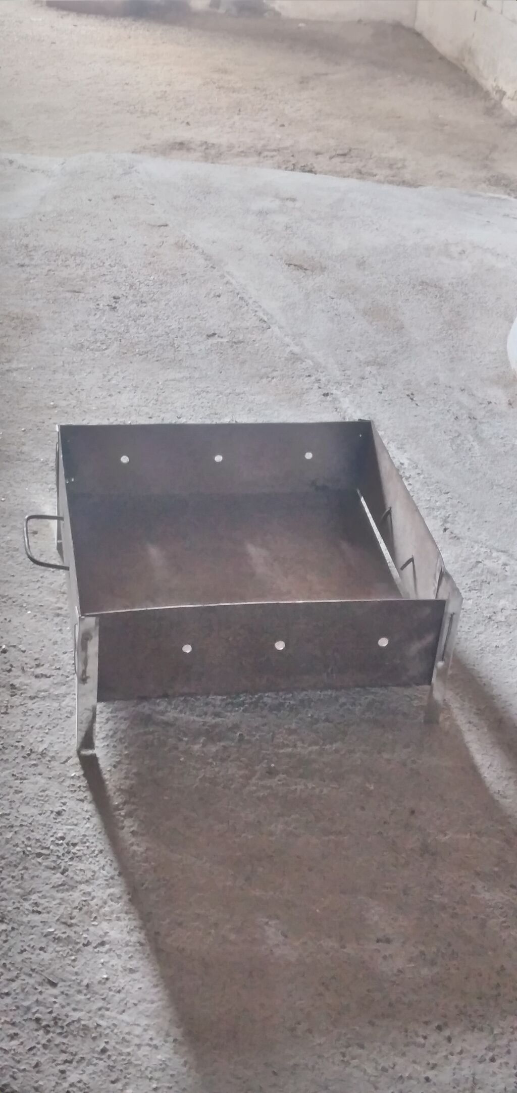 Daşına bilən metal manqal - Material: qalın polad təbəqədən — Mallar, Digah (3)