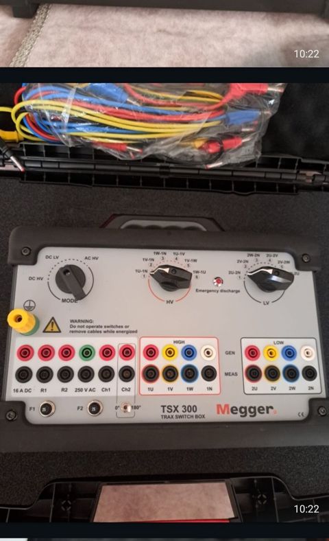 Megger TSX 300 – Trax Switch Box Peşəkar transformator və yüksək/az — Bakı
