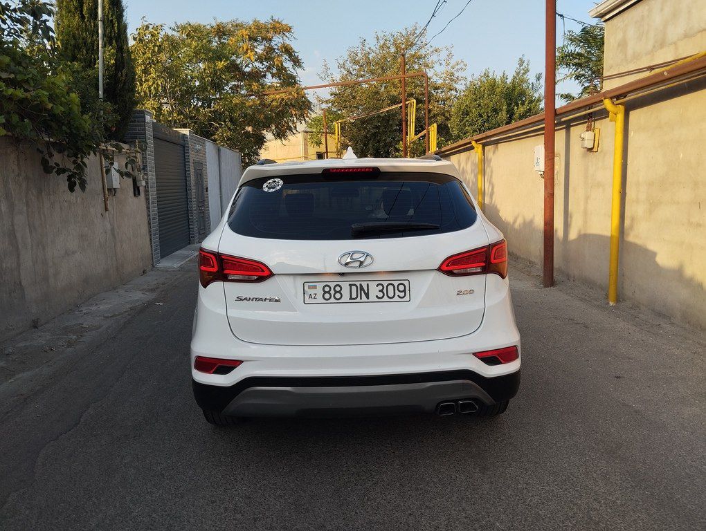 Hyundai Santa Fe, 2.0 L, 2017 il, 149 300 km — Avtomobillər, Bakı (5)