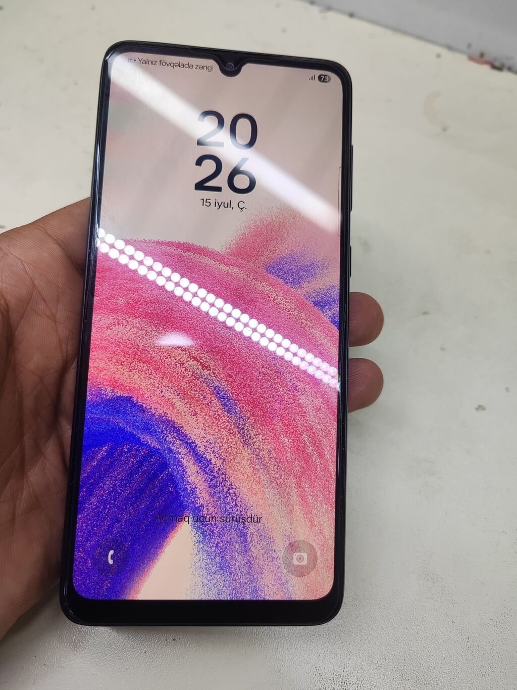 Samsung Galaxy A33 5G, 128 GB, rəng - Qara, Barmaq izi — Samsung, Gəncə (3)