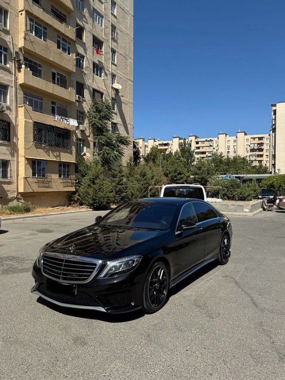 Mercedes S 63 AMG 4MATIC, 5.5 L, 2014 il, 178 000 km — Avtomobillər, Bakı (4)