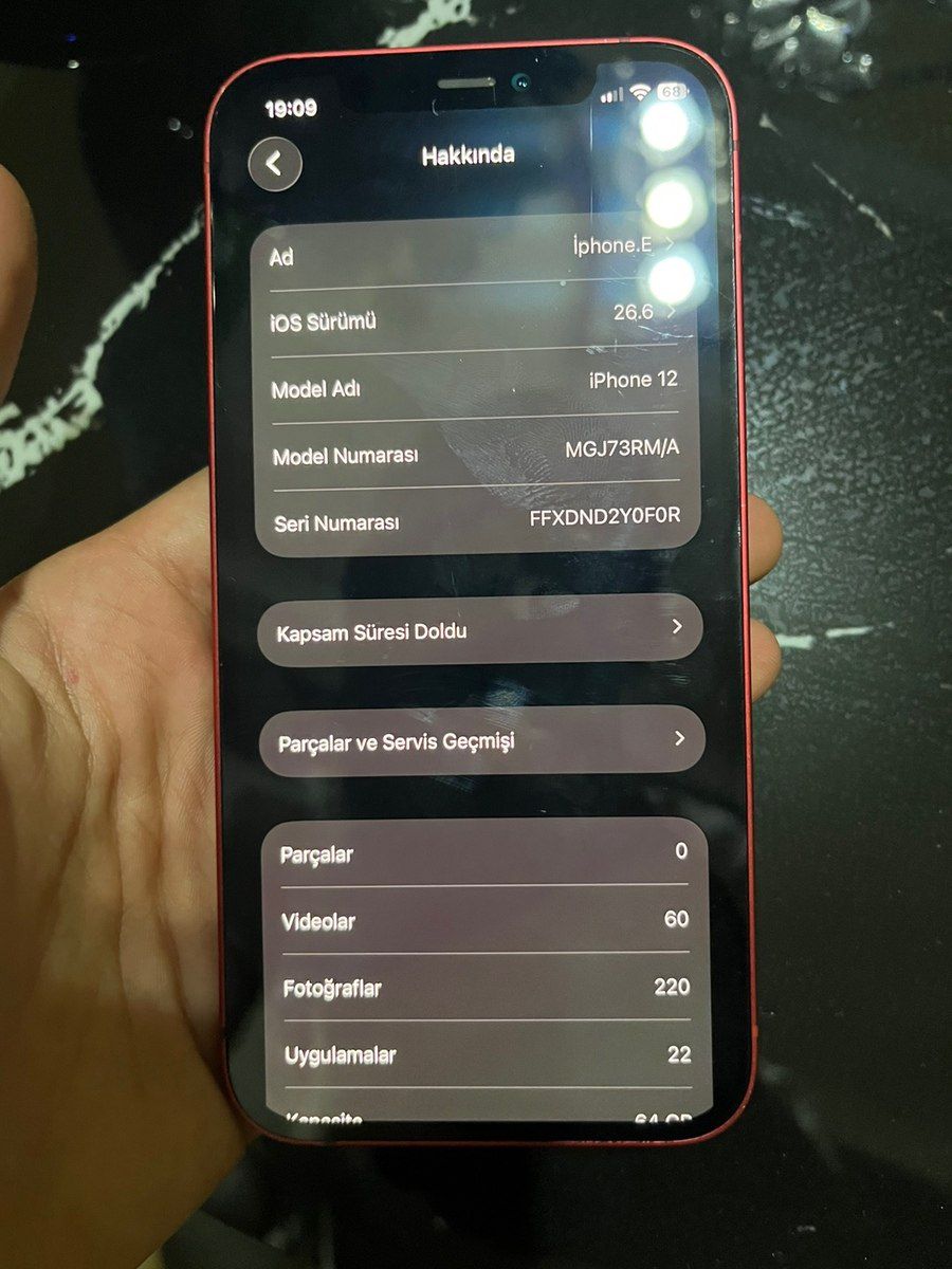 Apple iPhone 12 Red 64GB/4GB — Smartfonlar, Bakı (5)