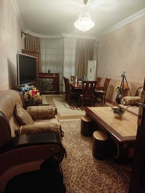 3-otaqlı yeni tikili, M.Hadi küç., 115 m² — Bakı