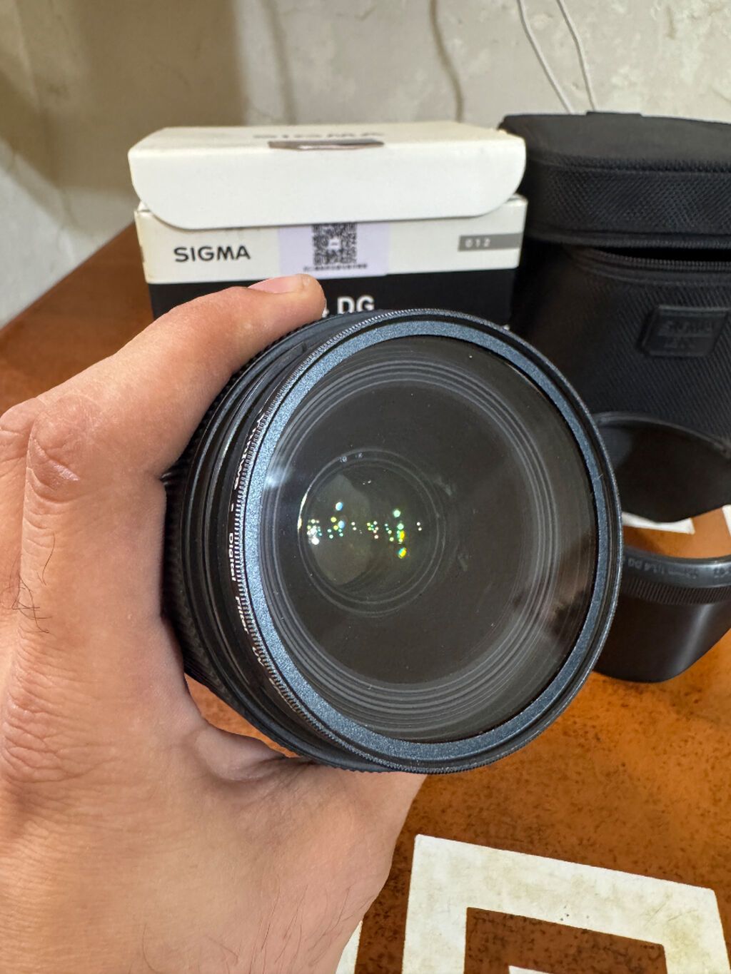 Sigma 35mm canon üçün əla vəzyətdə satılır.Qutusu çuxolu qoruyucu — Elektronika, Bakı (3)