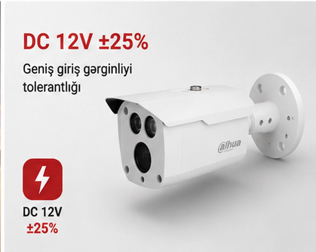 Dahua 2MP kamera 80M IR gecə görüntüsü Hdcvı IP67 — Təhlükəsizlik sistemləri, Bakı (2)