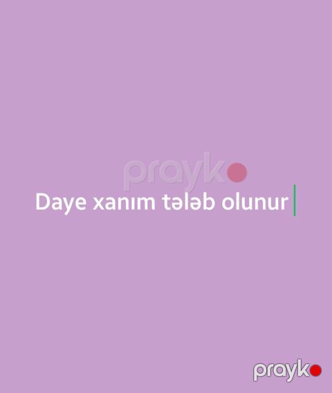 Dayə tələb olunur, İstənilən yaş, 1 ildən az təcrübə, 3/1 — Bakı