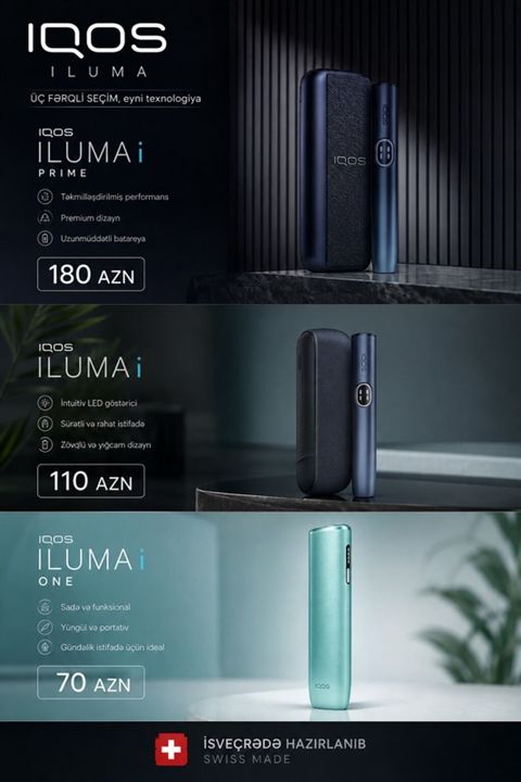 Iqos Iluma i – üç fərqli seçim, eyni texnologiya Iluma i Prıme – 180 — Bakı