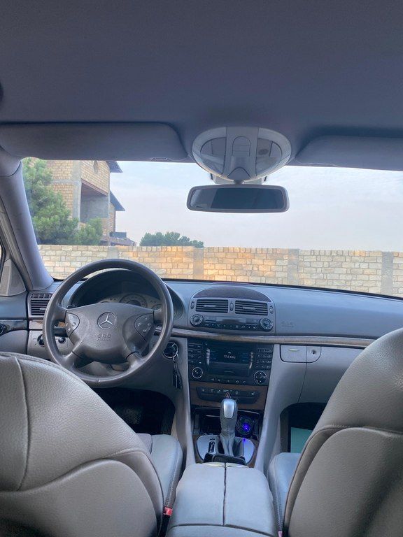 Mercedes E 240, 2.6 L, 2002 il, 393 467 km — Avtomobillər, Bakı (7)