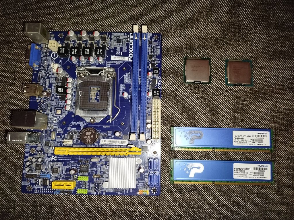 Foxconn H61 COMBO Foxconn H61 (1155) + G640 + G2030 + 4GB RAM Patriot — Ana platalar, Bakı