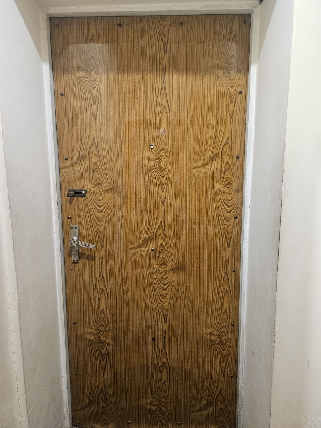 Metall giriş qapısı - Material: polad gövdə, hər iki tərəfdən üzlük — Mallar, Bakı (2)