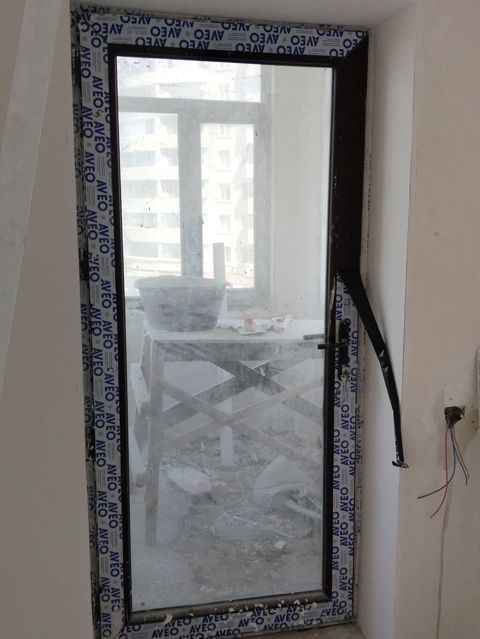 Bir ədədi 50 azn PVC şüşəbənd qapı - Material: PVC profil (Aveo — Bakı