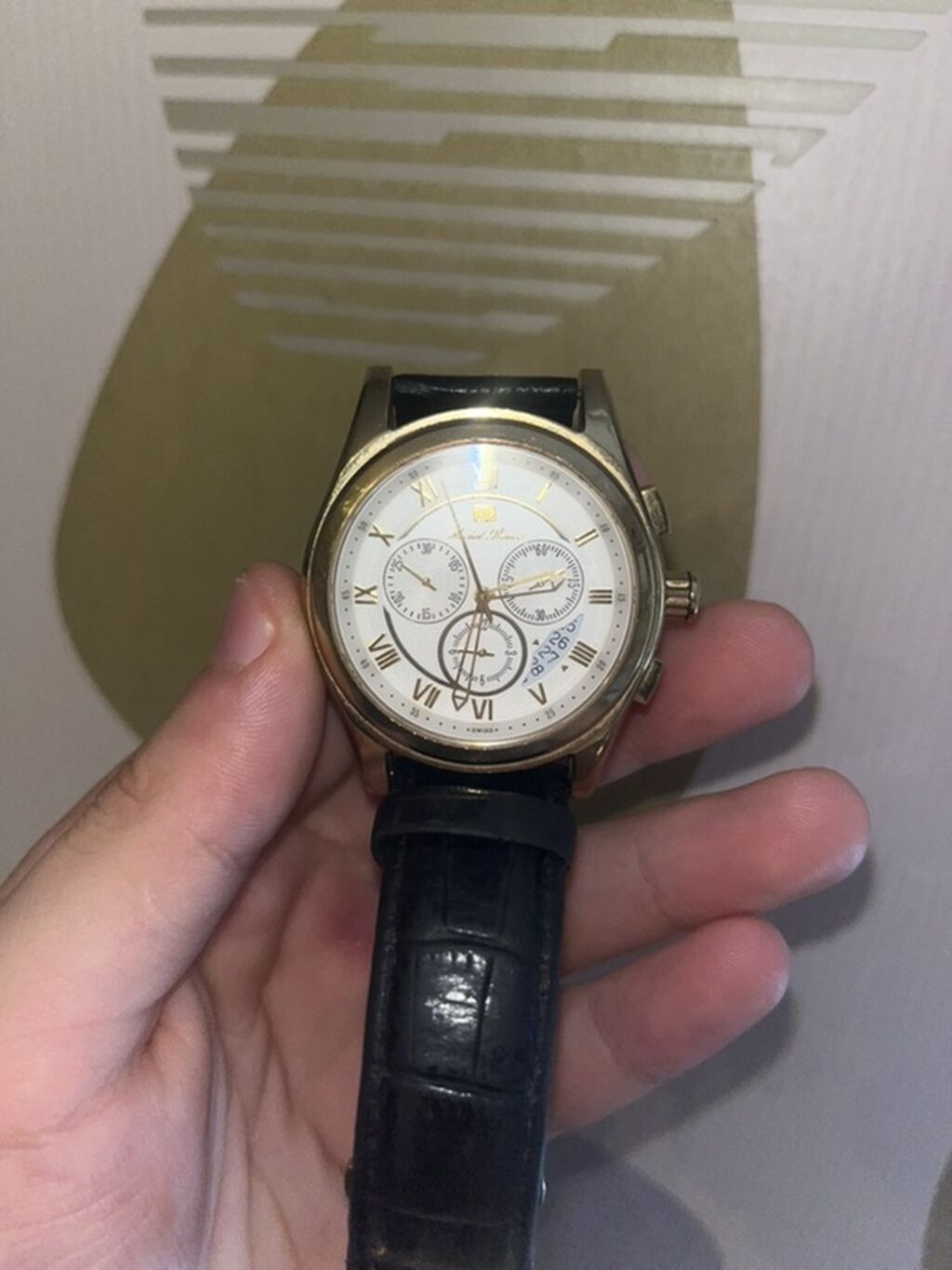 Klassik üslubda kişi qol saatı Michel Renee Chronograph 250 — Qol saatları, Sabirabad