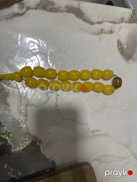 Antika kəhraba təsbeh – çox qədim - Material: təbii kəhraba