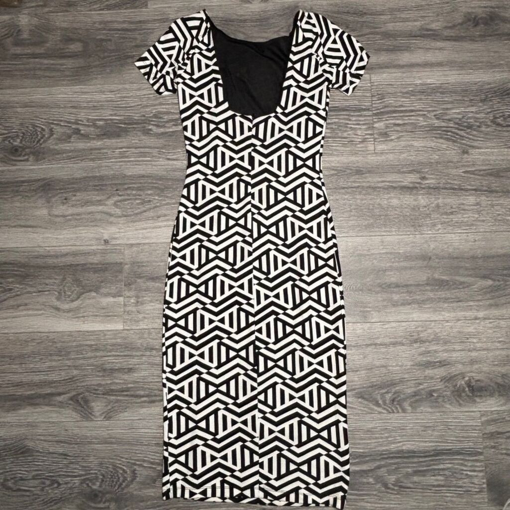 Detallar: Brend: Zara Trafaluc Naxış: Qara-ağ 3D geometric — Şəxsi əşyalar, Bakı (3)