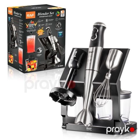 RAF R.3004 Blender Set – 5-i 1-də mətbəx dəsti Xüsusiyyətlər: - Güc