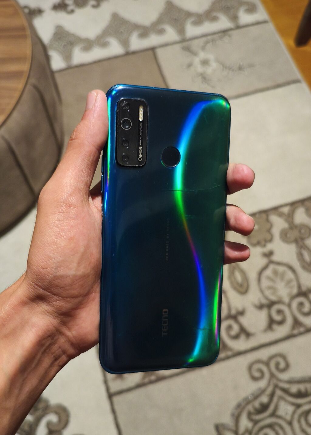 Tecno Camon, 64 GB, rəng - Göy, Barmaq izi — Tecno, Gəncə (2)