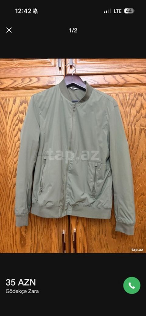 Kurtka, Bomber, Yaz, Zara, XL — Bakı