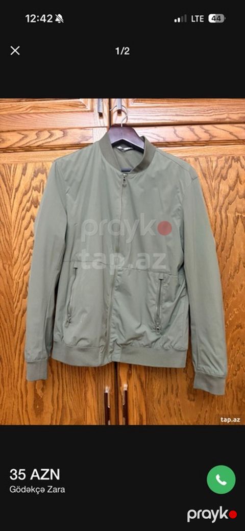 Kurtka, Bomber, Yaz, Zara, XL — Bakı