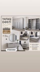 Yataq Dəsti – zövq və rahatlıq bir yerdə Komplektin tərkibi: - Geniş — Furniture