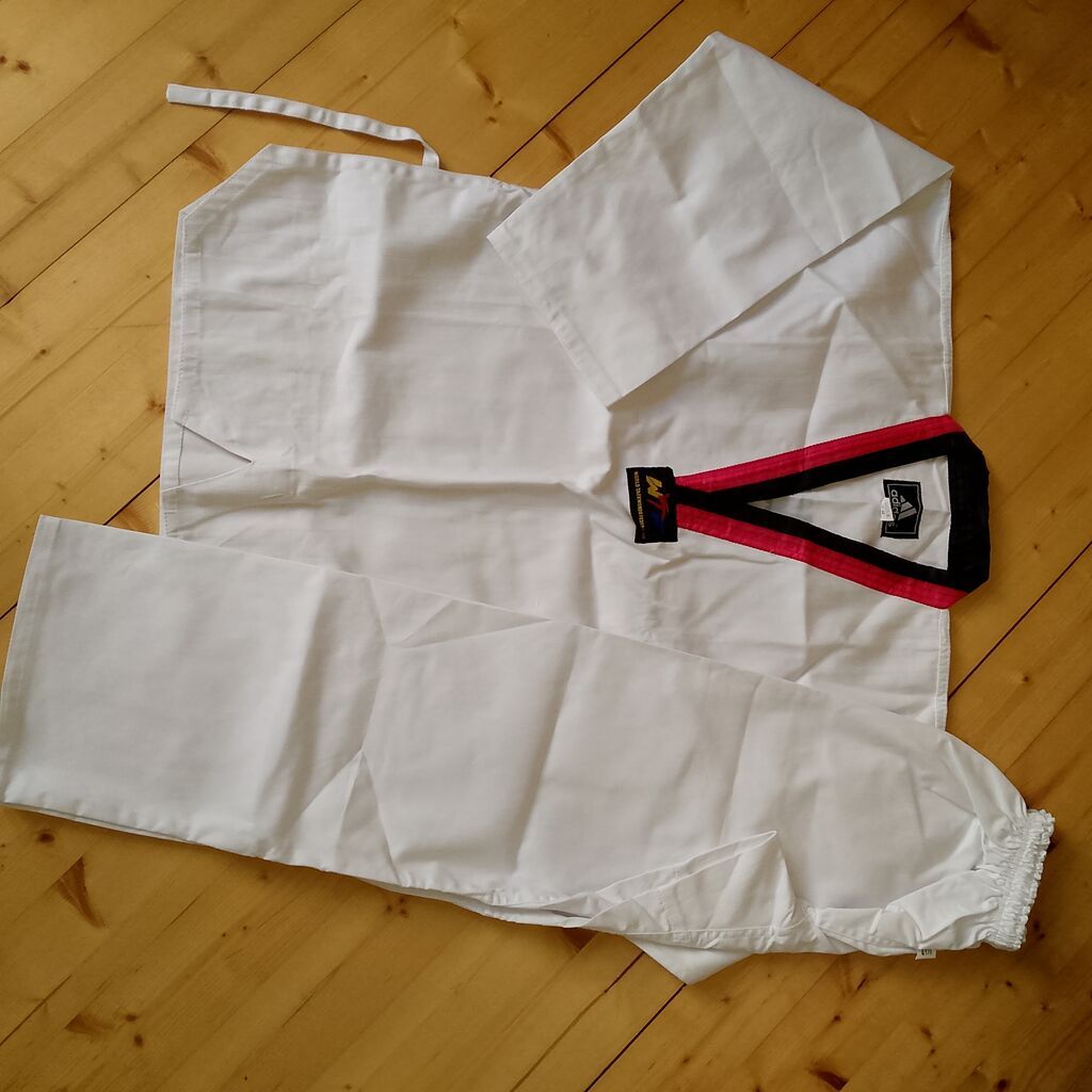 Taekvondo forması (dobok) dəsti - Rəsmi üslubda ağ dobok: üst köynək — İdman və istirahət, Sumqayıt (2)