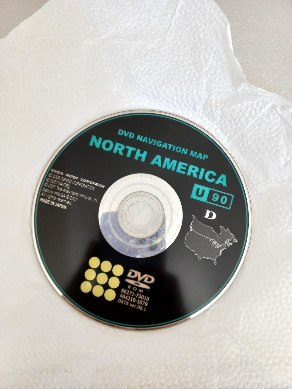Prius 30 Kuza MAP Disk Məhsul: Toyota/Lexus DVD Naviqasiya Xəritəsi — Mallar, Bakı (2)