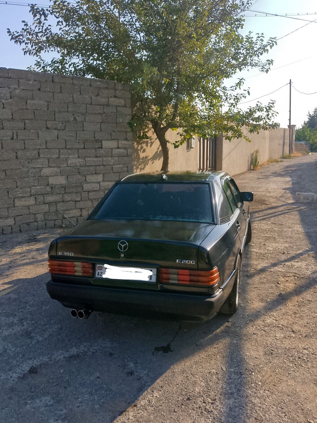 Mercedes-Benz 190 (W201) sedan - Rəng: qara - Kuzov: 4 qapılı sedan — Avto, Digah (5)