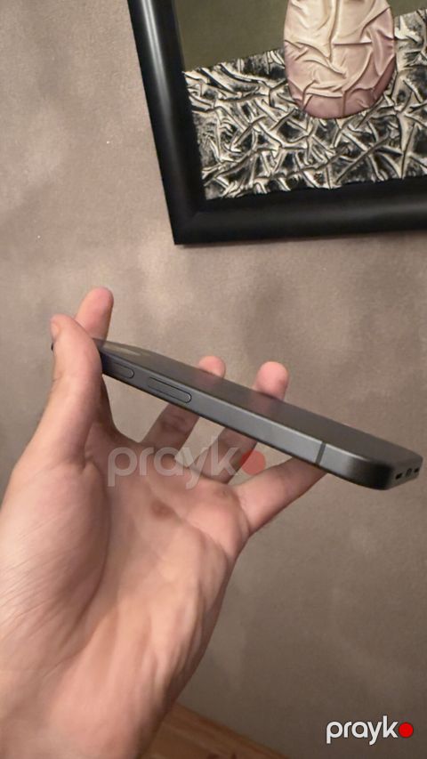 IPhone 15, 128 GB, Qara, Zəmanət, Barmaq izi, Simsiz şarj
