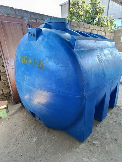 Su çəni – Yagmur brendi, 5000 L - Həcm: 5000 litr (korpus üzərində — Digah