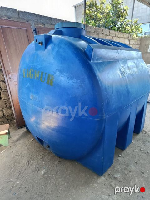 Su çəni – Yagmur brendi, 5000 L - Həcm: 5000 litr (korpus üzərində