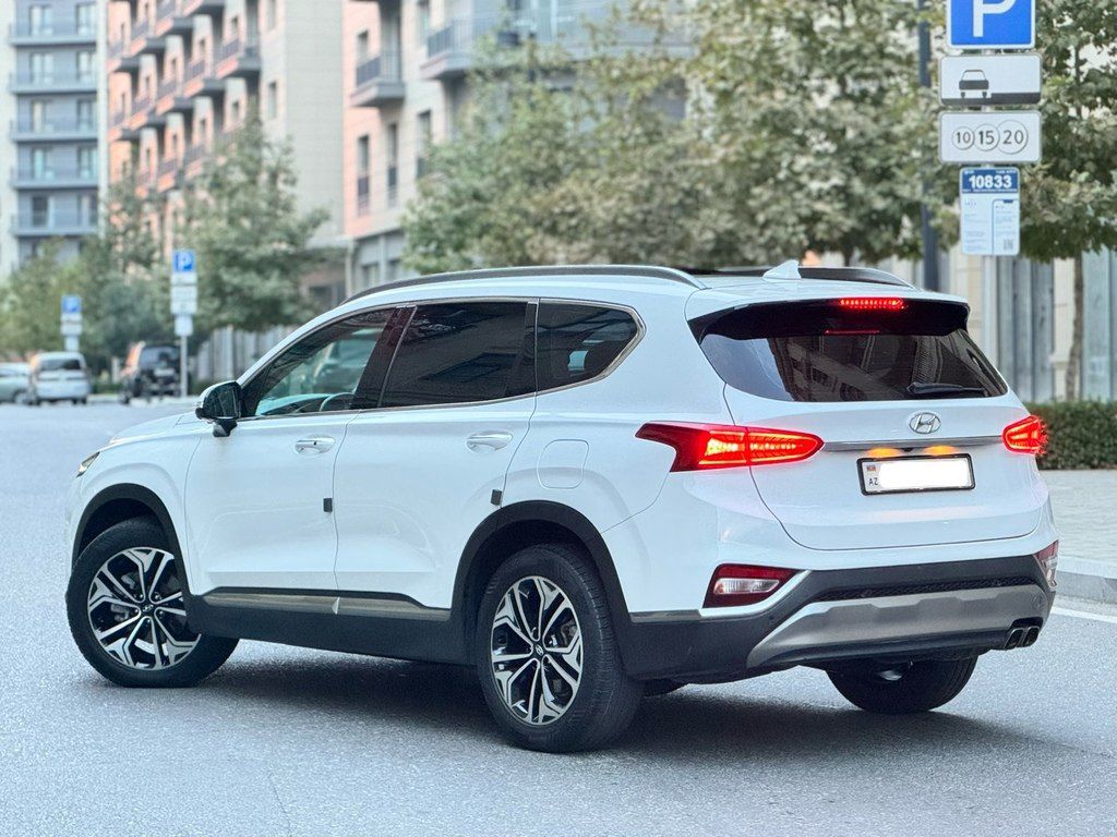 Hyundai Santa Fe, 2.0 L, 2018 il, 157 600 km — Avtomobillər, Bakı (3)
