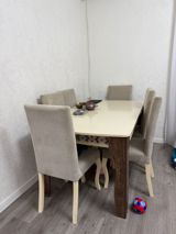 Masa dəsti satılır 250₼. Ünvan Xırdalan. 3396. Fatimə99Yemək otağı — Mebel